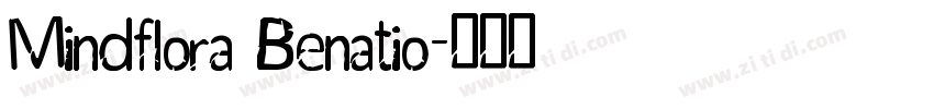 Mindflora Benatio字体转换